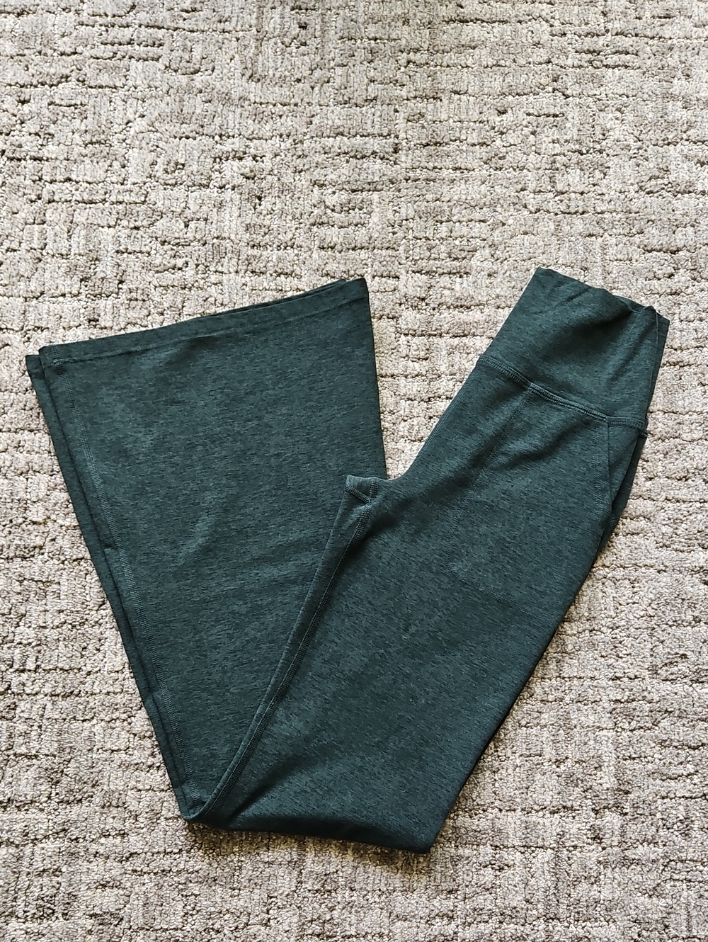 Beyond Yoga Dark Teal High-Waist Leggings